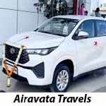 Travels office to rentals in Bangalore along with innova hycross