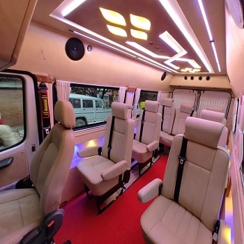 Hire 8 seater Tempo Traveller Bangalore