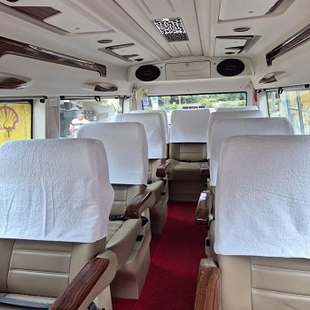 8 seater vehicle for rent in Bangalore