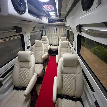 luxury tempo traveller for rent in bangalore