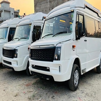 luxury-tempo-traveller-9-seater for rent in Bangalore airport
