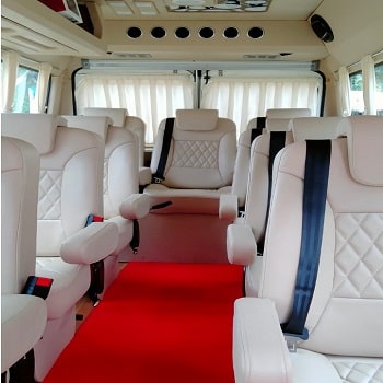 9 seater luxury tempo traveller
