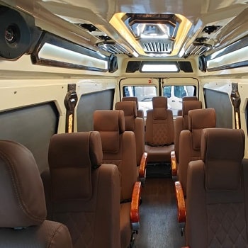 tempo traveller maharaja seats
